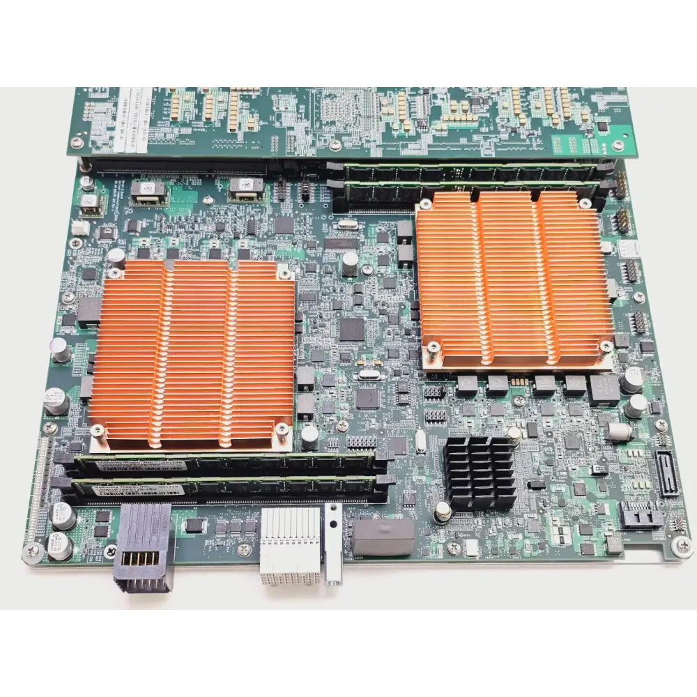 Spirent MX2-10G-S8 rear connector and board detail view