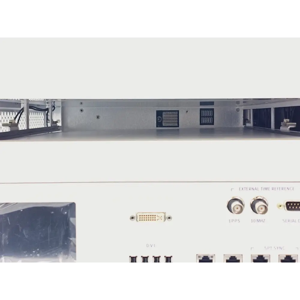 MX2-10G-S8 module installed in SPT-N4U-220 chassis, angled view