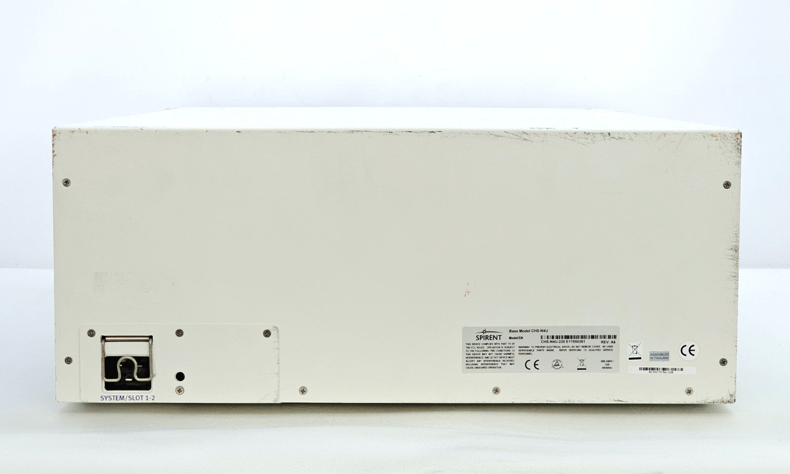 Spirent SPT-N4U-220 2-Slot Chassis Base Model CHS-N4U