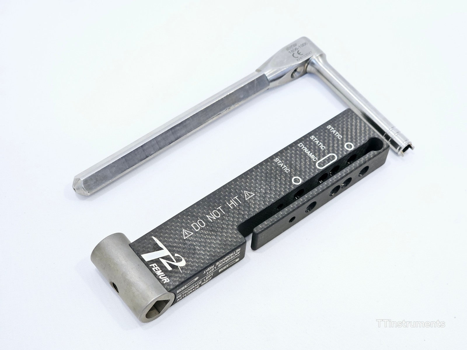 Stryker 1806-1008 Femur Guide w/ 1806-1006 Nail Handle + 1806-0165 Holding Screw