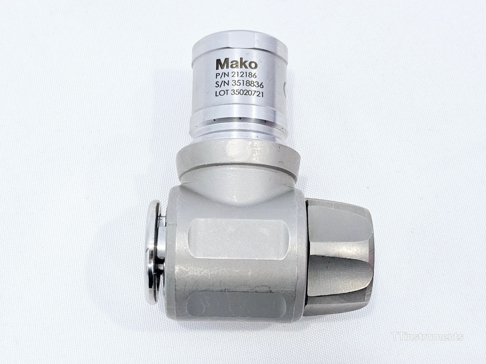 Stryker 212186 Mako Sagittal Saw Attachment part number label and markings