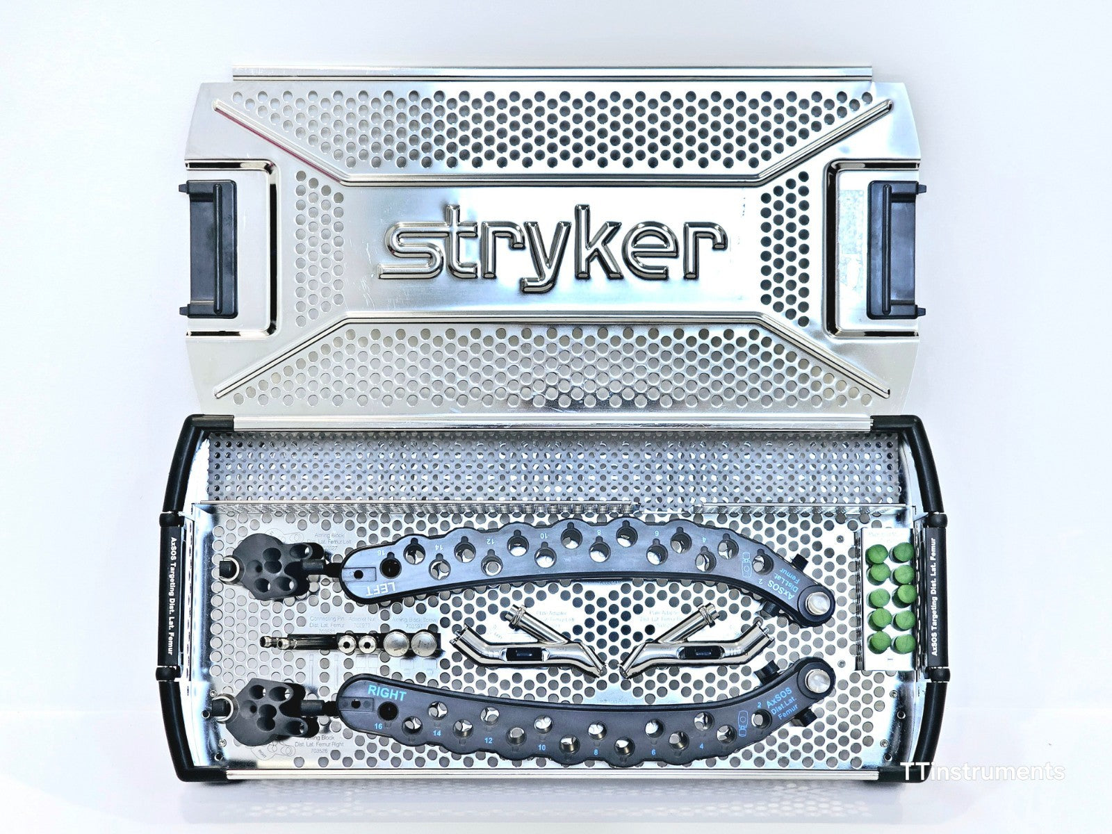 Stryker AxSOS Distal Lateral Femur Targeter w/ Instrument Tray
