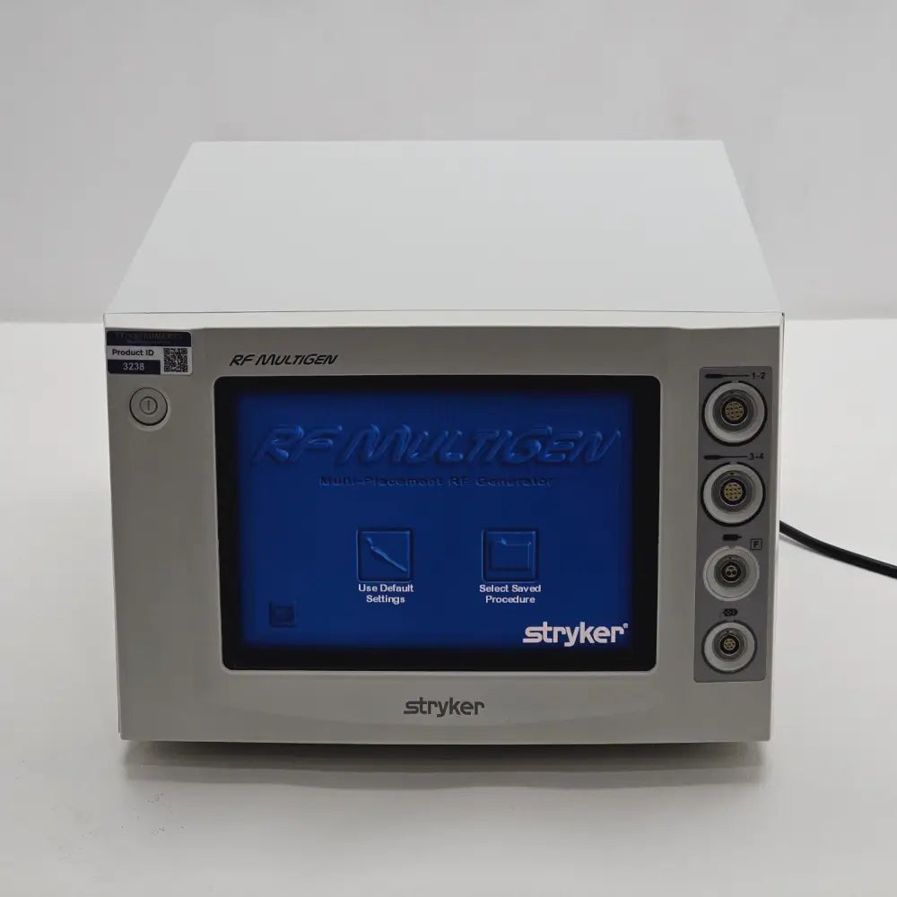 Stryker RF MultiGen Console 0406-900-000 right side panel detail