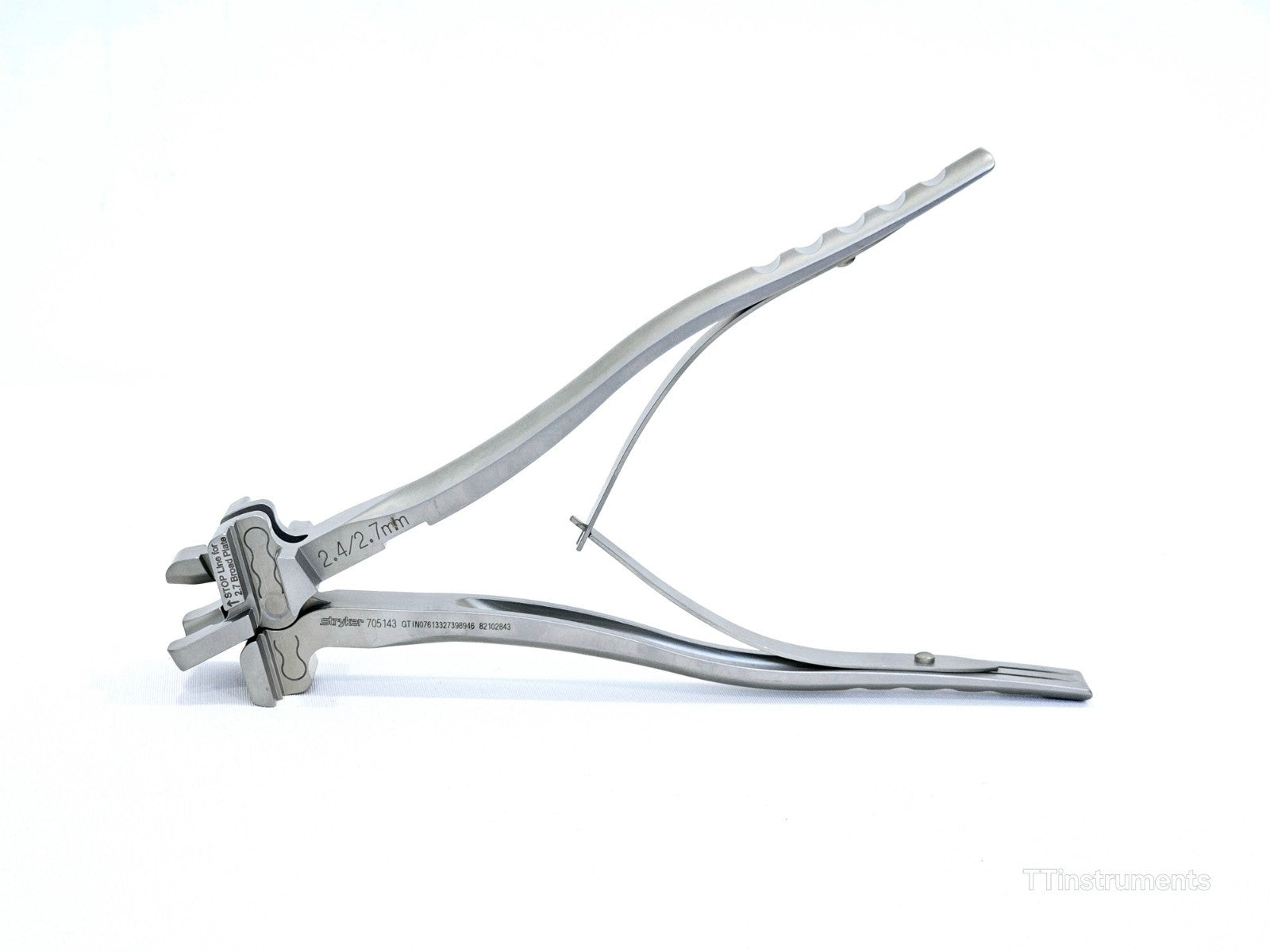 Stryker 705143 Plate Bender for VariAx 2 Mini Fragment System 2.4/2.7mm, front view