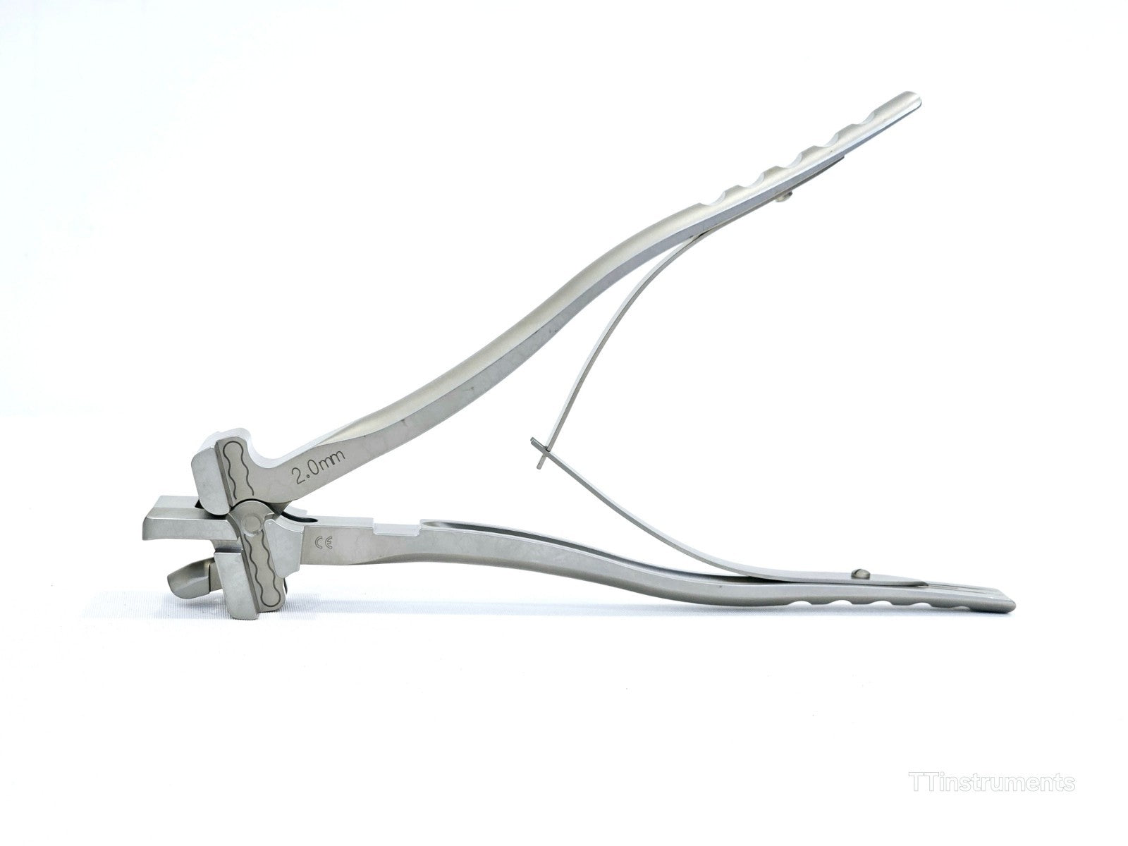 Stryker 705143 Plate Bender side profile showing instrument detail and jaws