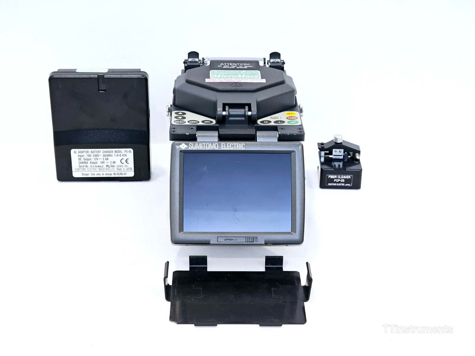 Sumitomo Type-65M12 Mass Ribbon Fiber Fusion Splicer with FCP-25 Cleaver Type-65