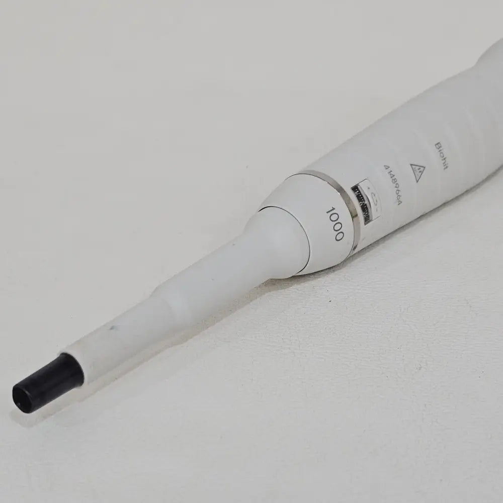 Sartorius Tacta LH-729070 pipette showing volume adjustment and Optilock mechanism