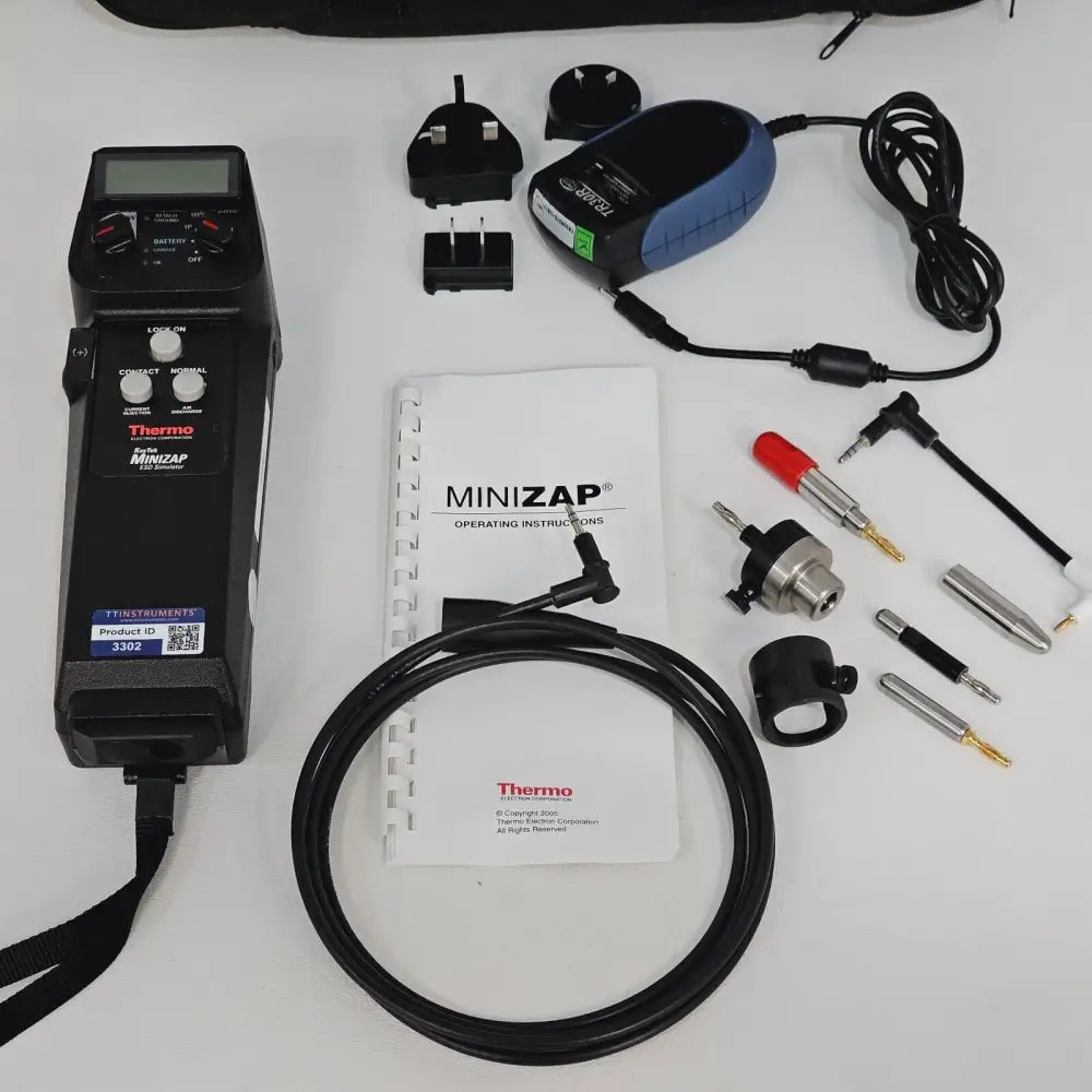 KeyTek Mini Zap ESD Simulator side profile view showing pistol grip design