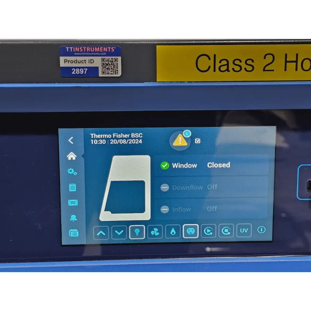 Herasafe 2030i 1.5m BSC three-quarter front view showing full cabinet