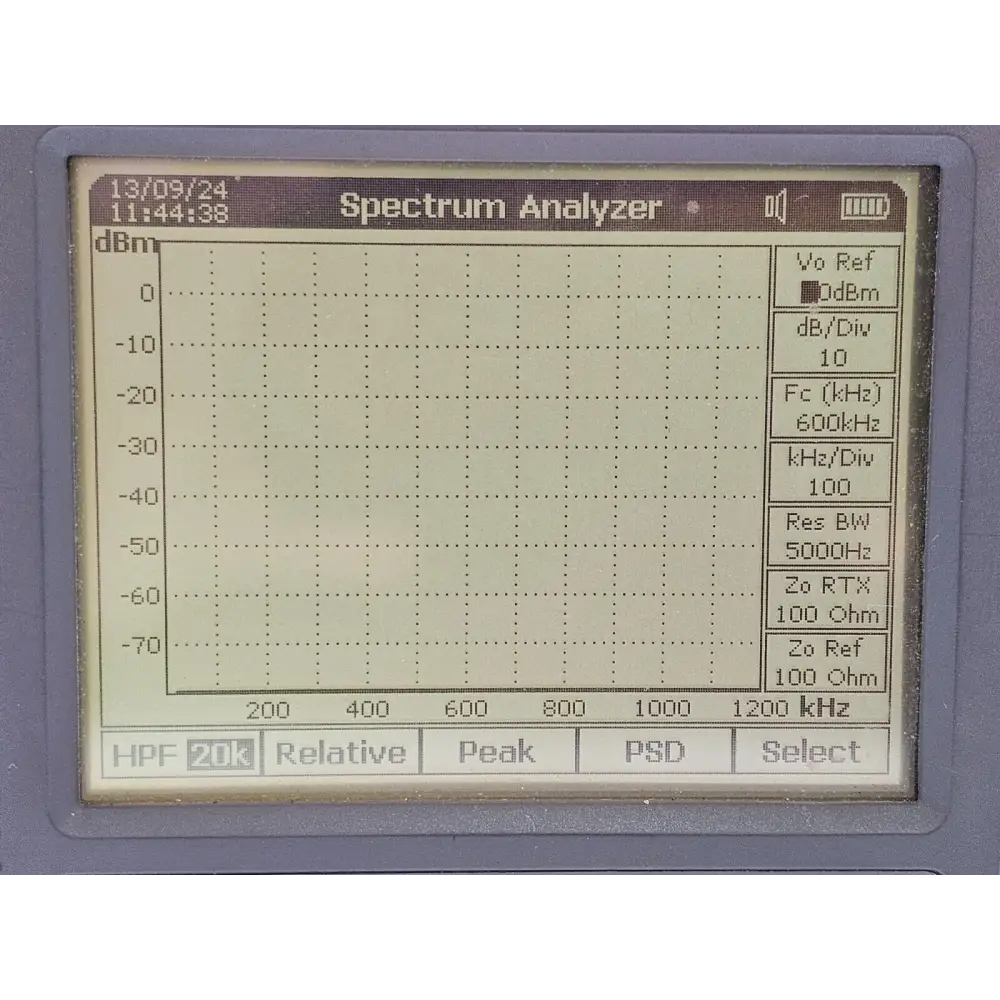 Trend Communications ALT2000 showing ISDN and HDSL test capability