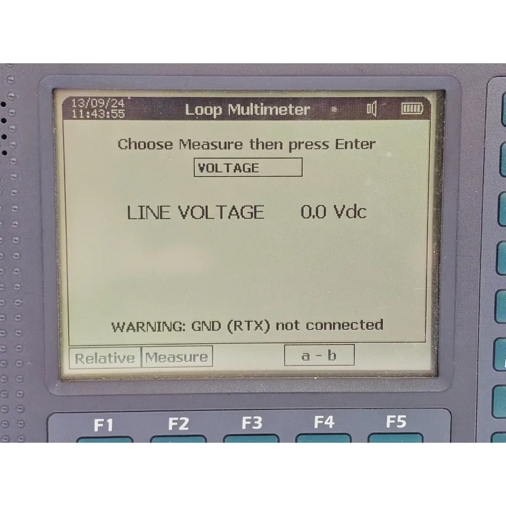 ALT2000 Advanced Line Tester battery compartment detail