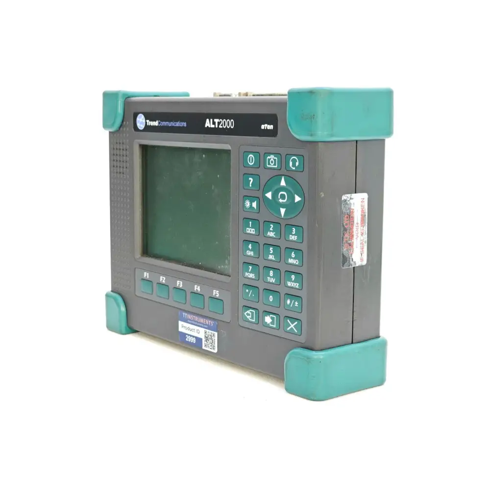 Trend ALT2000 handheld TDR line tester front panel detail