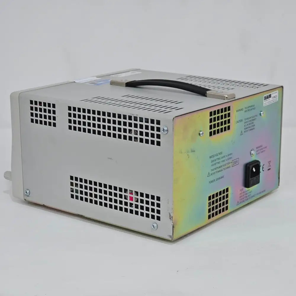 TTi EL302RD rear panel showing mains input and ventilation