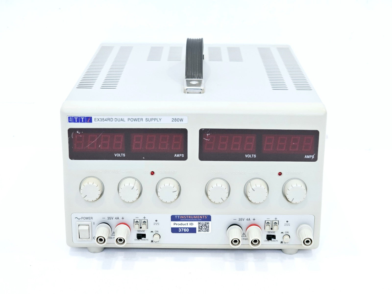 TTI Thurlby Thandar EX354RD Professional Dual Bench Power Supply 2x 35V 4A 280W