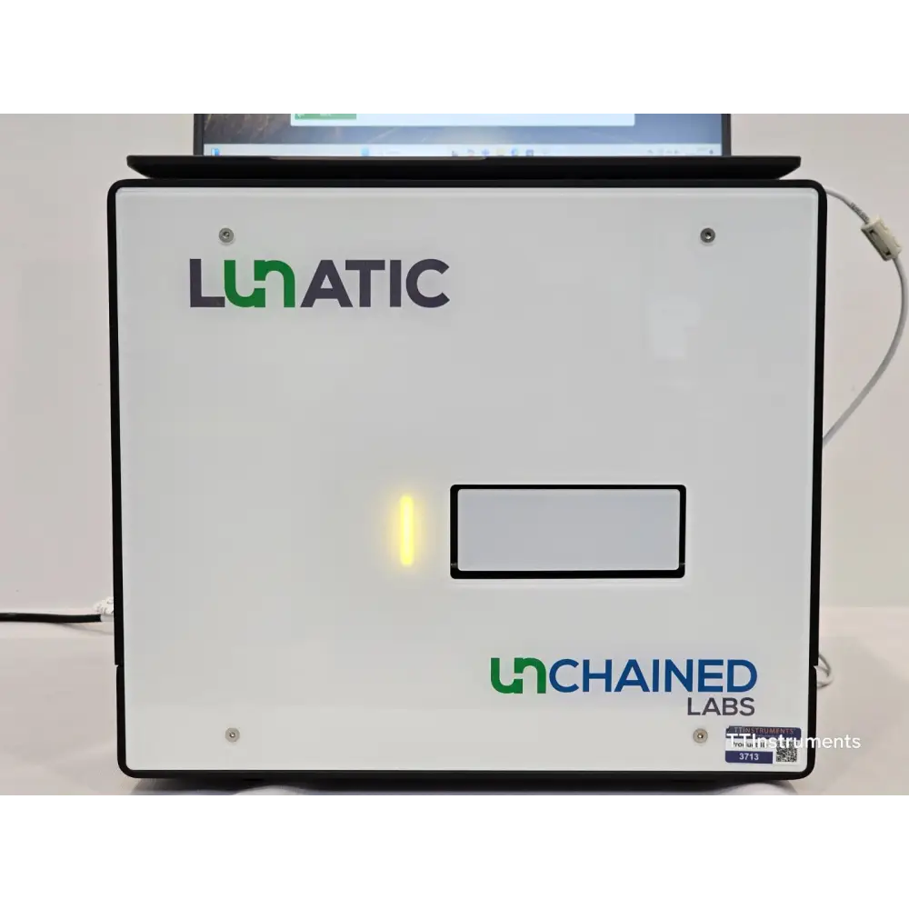 Lunatic Client software v8.3.0.305 running on dedicated laptop showing main interface screen