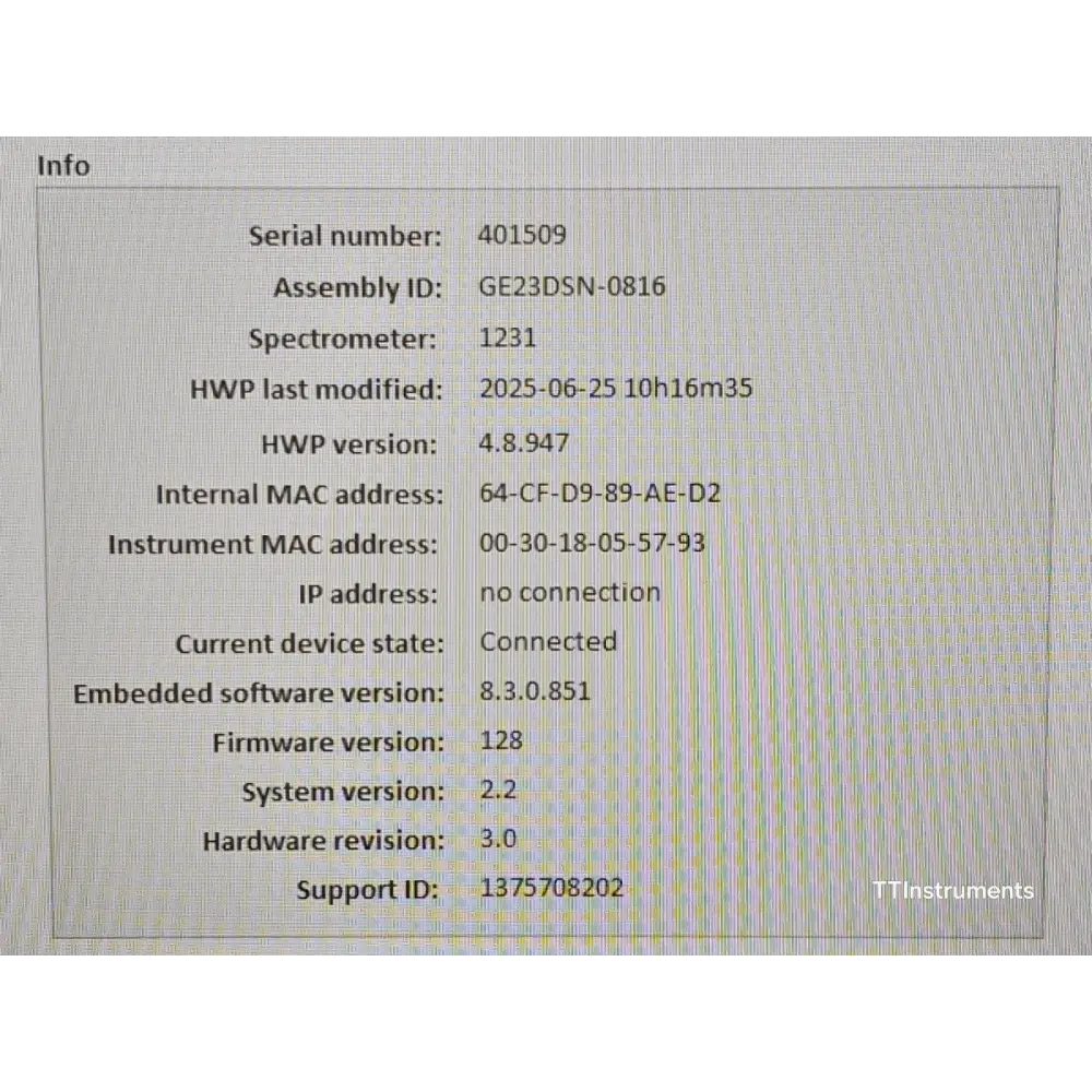 Lunatic self-test calibration routine results screen showing all checks passed