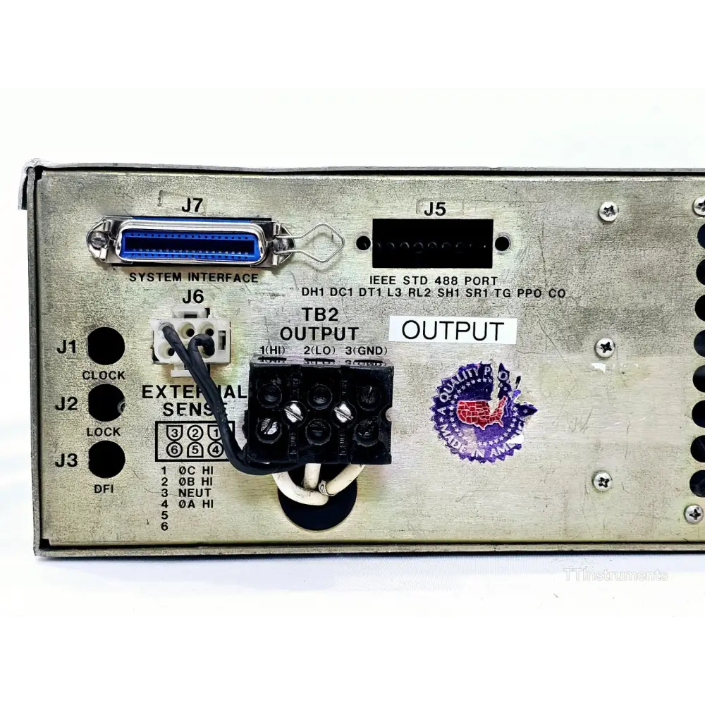 California Instruments 1501L unit showing overall condition as pictured for parts listing