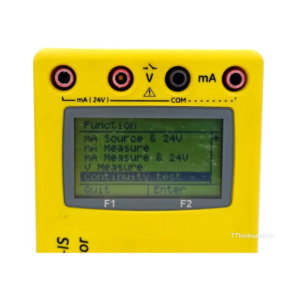 Druck UPS-III-IS loop calibrator side profile showing compact form factor