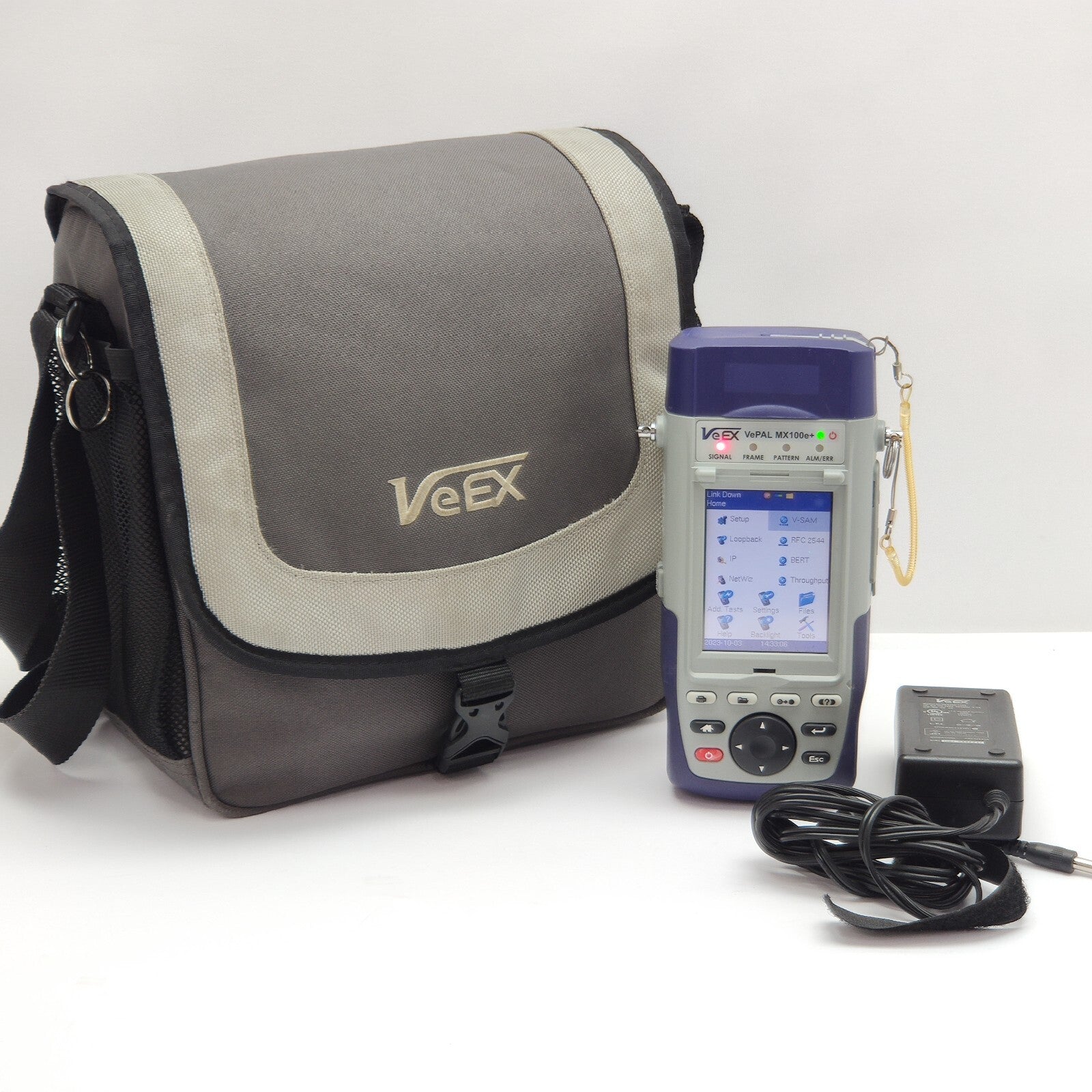 VeEX VePAL MX100e+ Metro Expert Mobile Backhaul & Carrier Ethernet Test RFC2544.