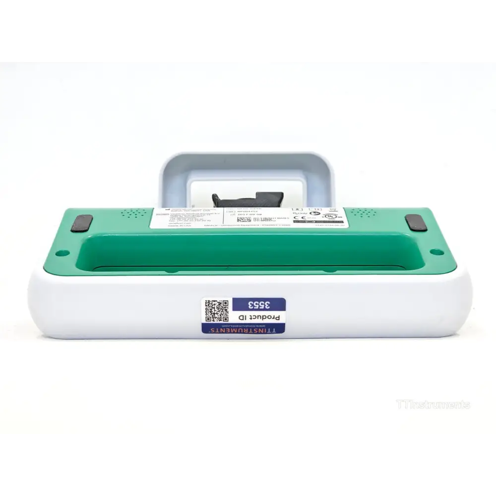 Verathon BladderScan PRIME console and probe together on flat surface