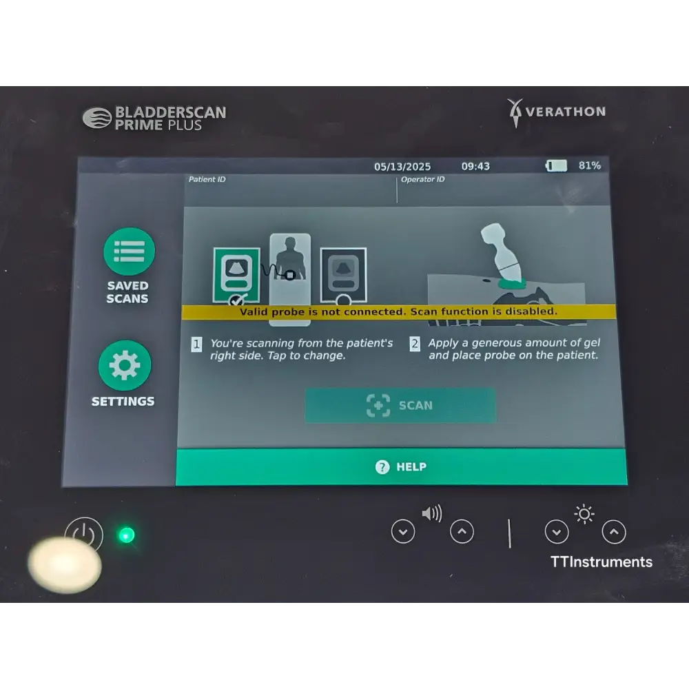 Verathon 0570-0394 BladderScan Prime Plus with Battery