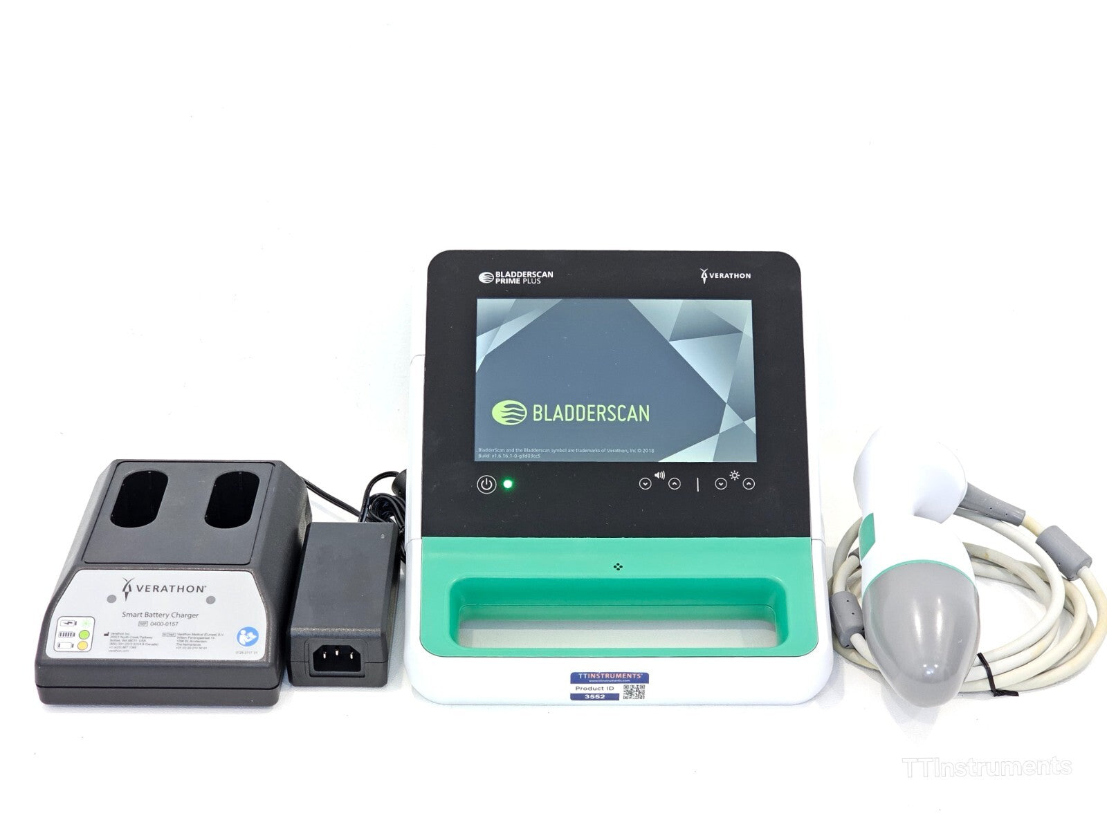 Verathon 0570-0394 BladderScan Prime Plus with Probe and Battery + Charger