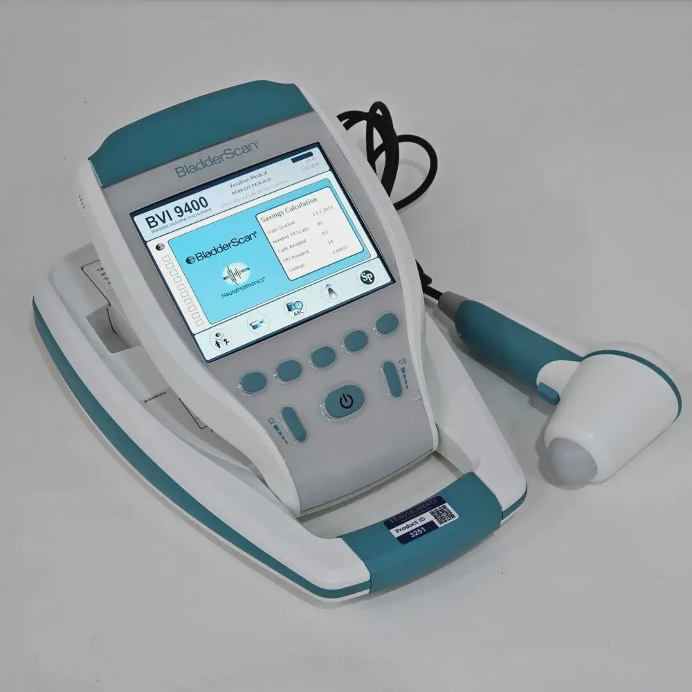 Verathon BVI 9400 BladderScan portable bladder volume measurement device side profile