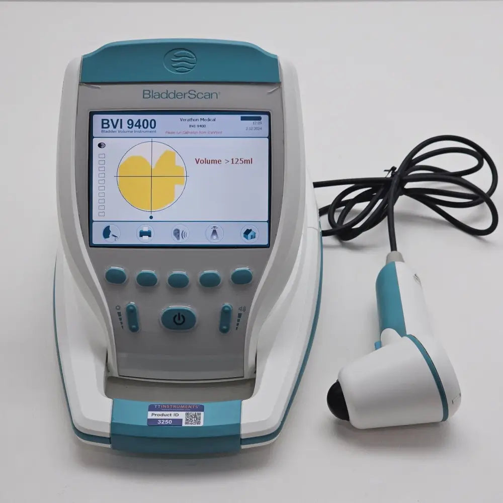 Verathon BVI 9400 BladderScan with charger and two batteries included in sale