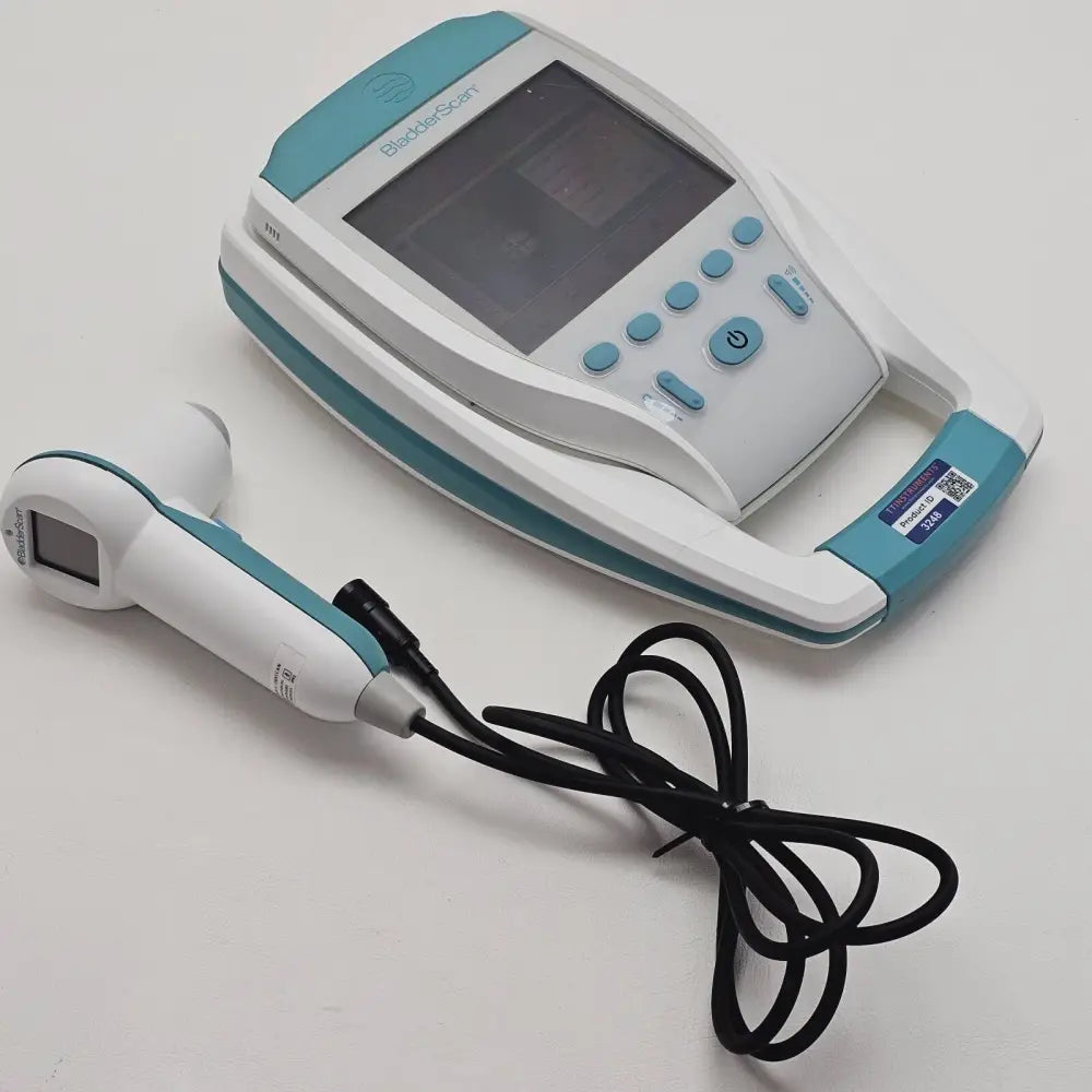 Verathon BladderScan BVI 9400 display screen and controls