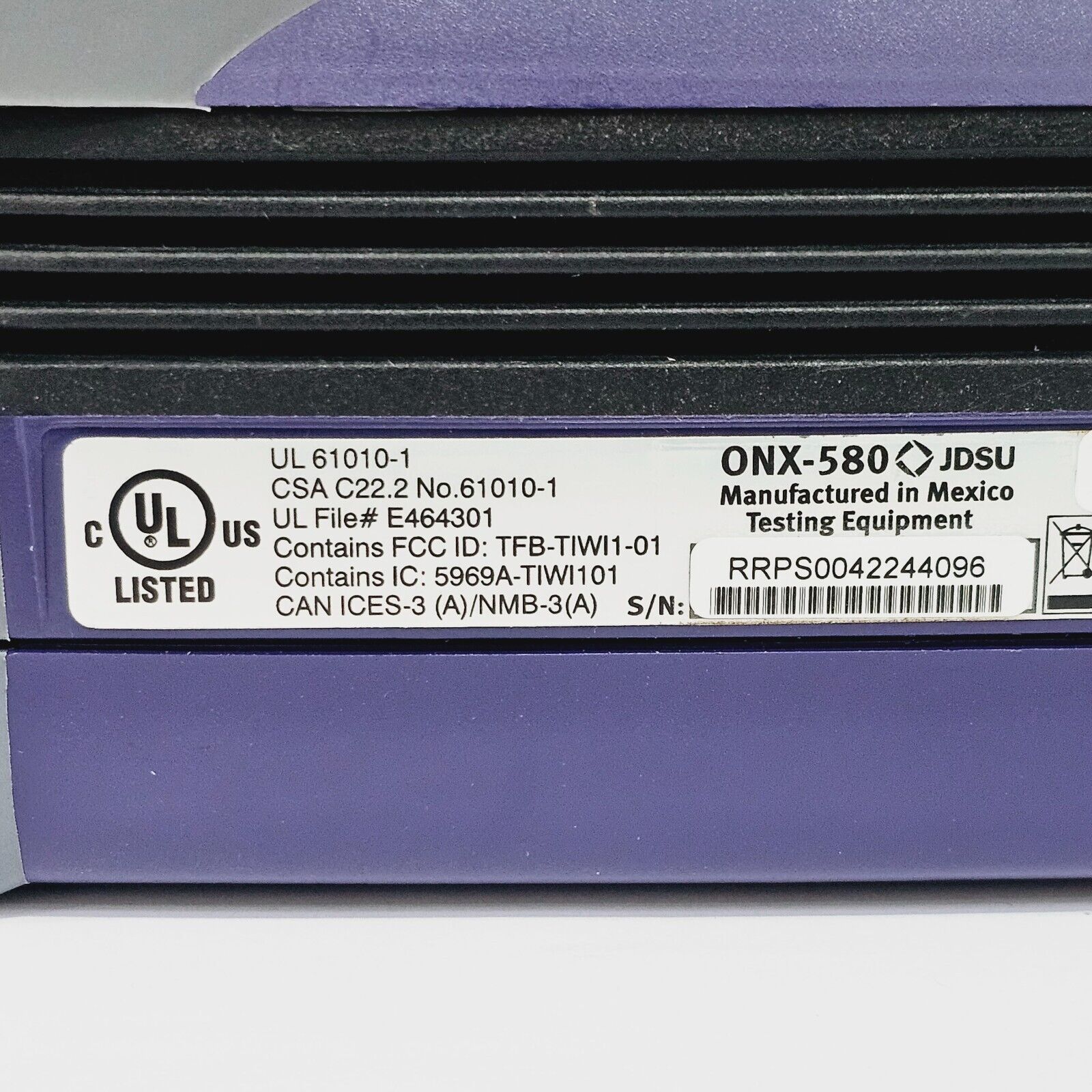 Viavi Calibrated OneExpert ONX-580 DSL Bonded G.fast Resistive Fault Locator