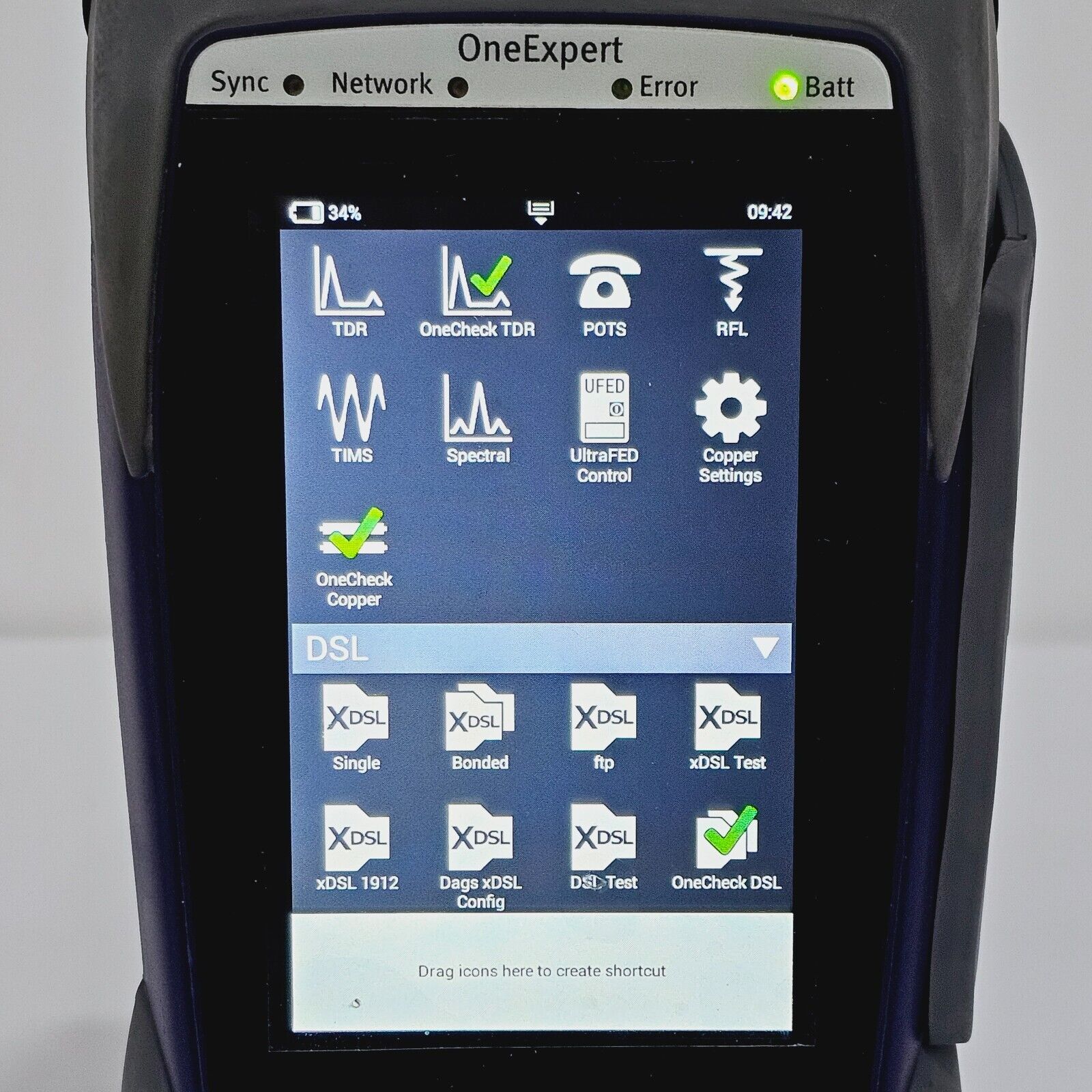 Viavi Calibrated OneExpert ONX-580 DSL Bonded G.fast Resistive Fault Locator