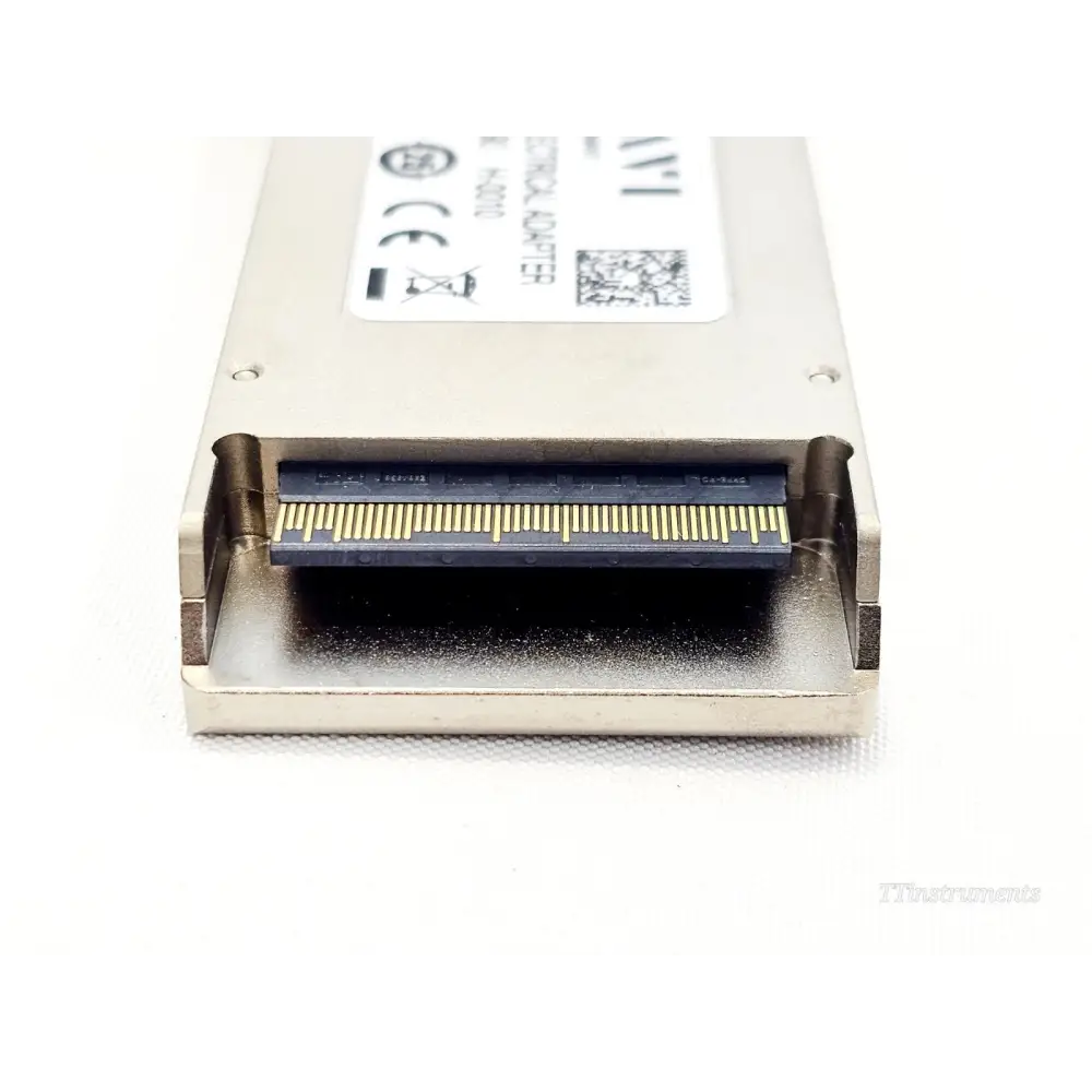 Viavi CFP2 Electrical Adapter 3076/92.90 close-up of CFP2 gold edge connector interface end
