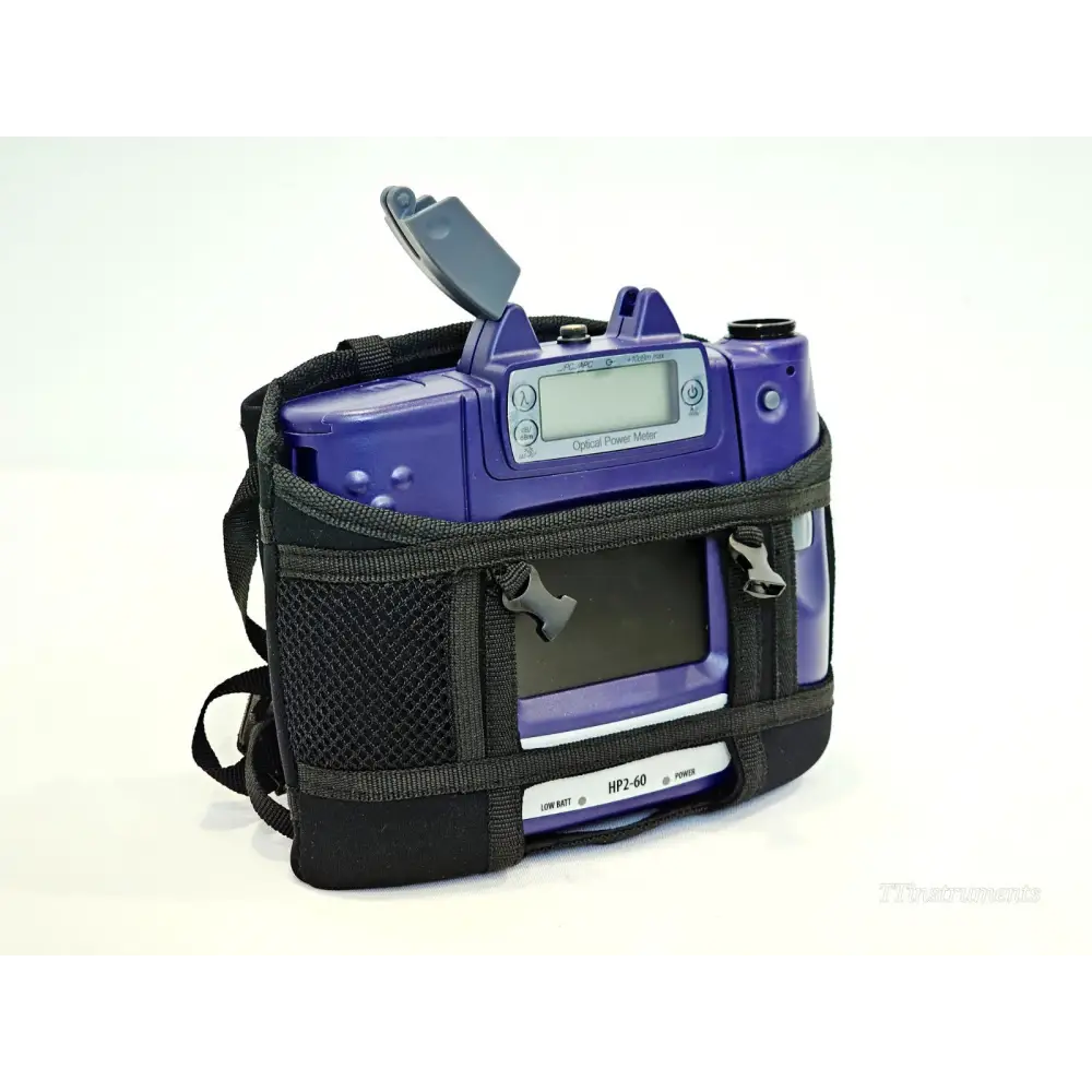 Viavi HP2-60-P4 handheld display unit showing integrated optical power meter