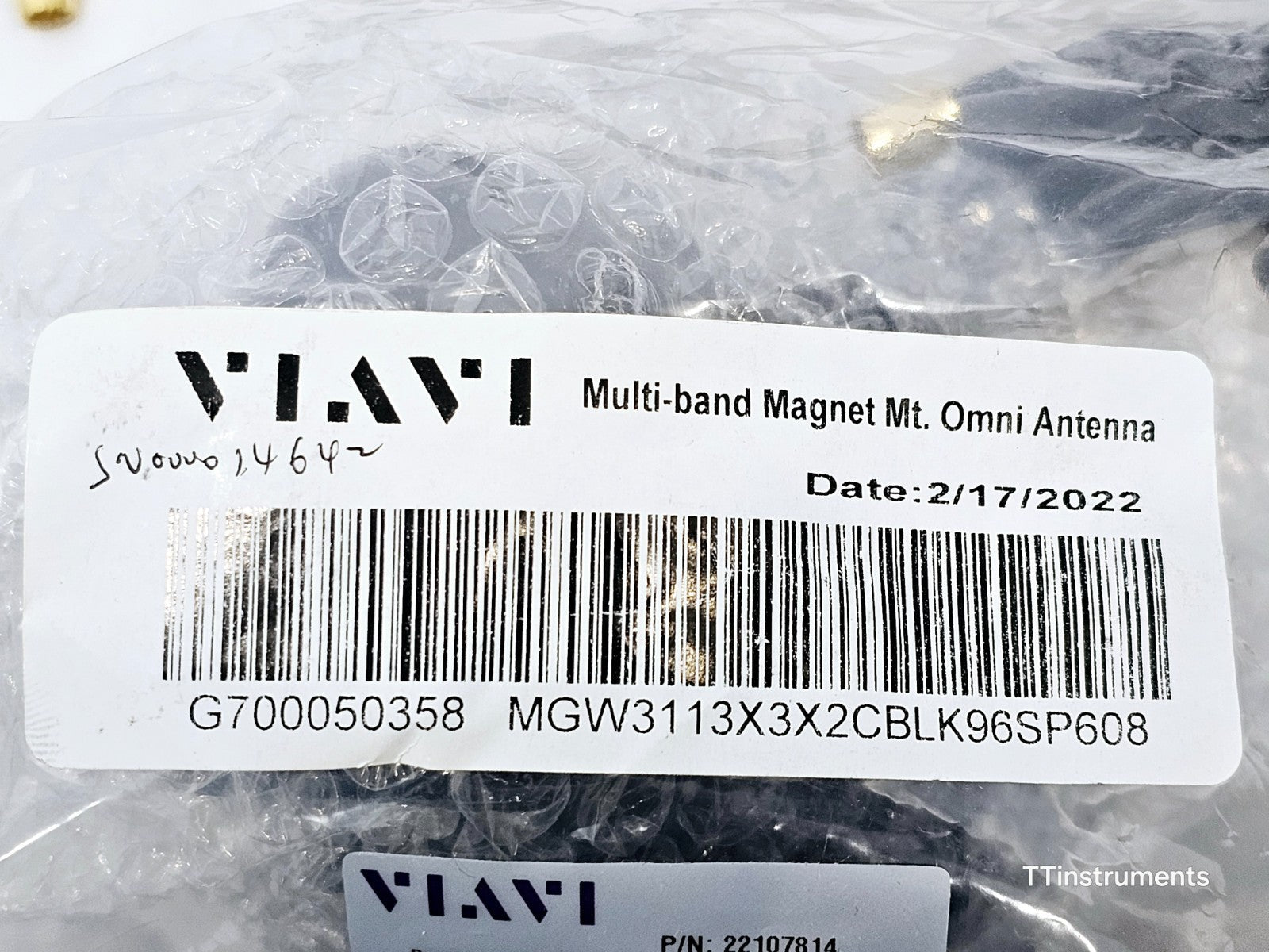 Viavi G700050358 Magnet Mount RF Omni Antenna, Type N(m) Plug, 694 to 6000 MHz