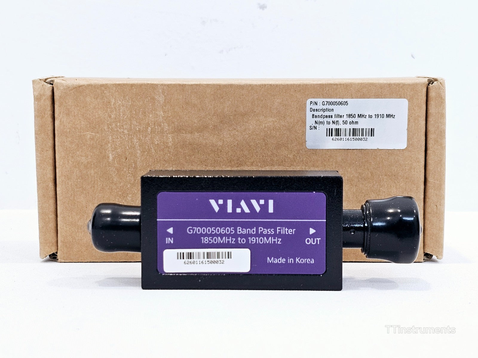 VIAVI G700050605 Band Pass Filter 1850MHz to 1910MHz