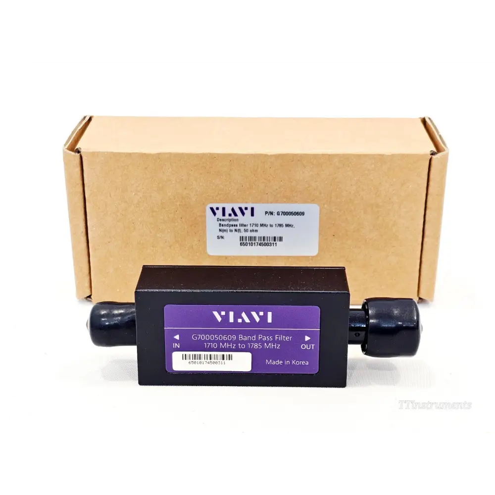 VIAVI G700050609 Band Pass Filter 1710–1785 MHz with original VIAVI cardboard box, front label visible
