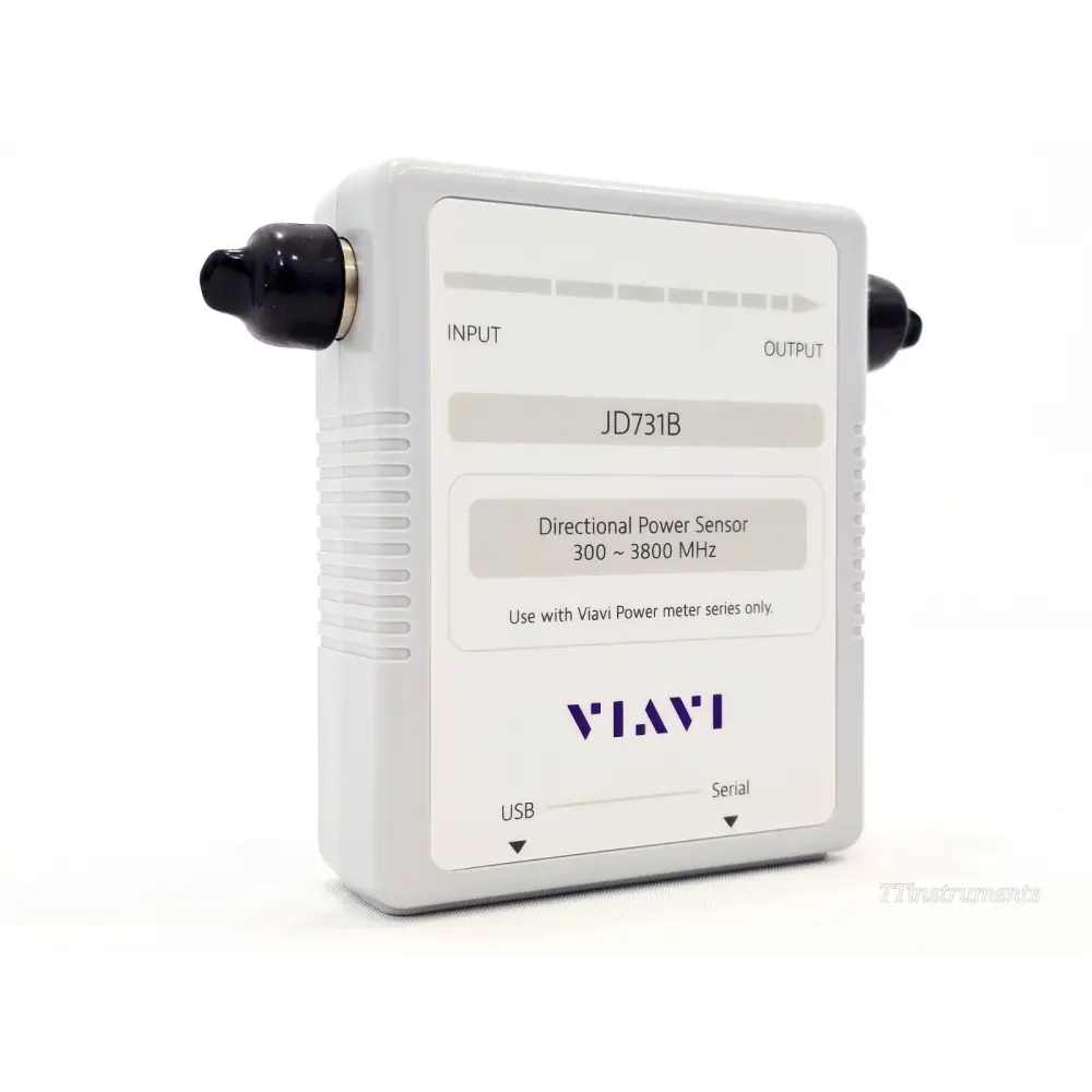 VIAVI JD731B power sensor showing N-type RF connector