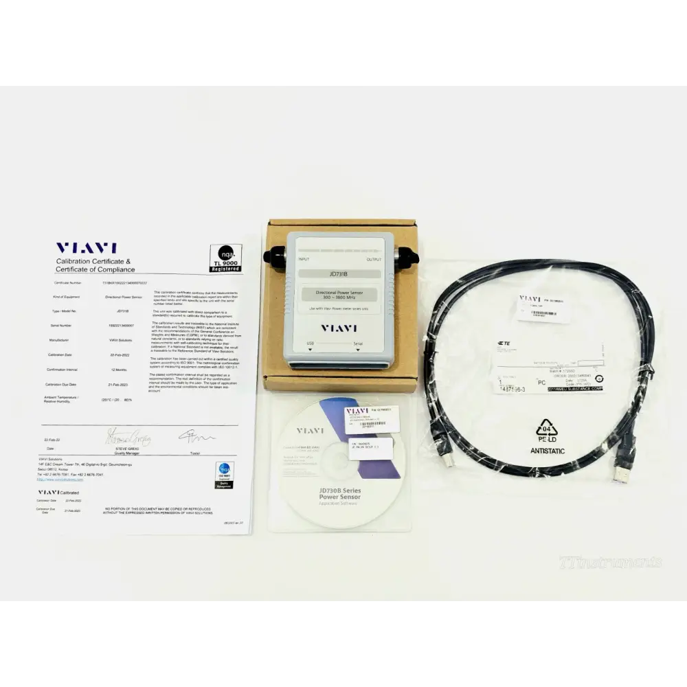 VIAVI JD731B Directional Power Sensor 300-3800 MHz front view
