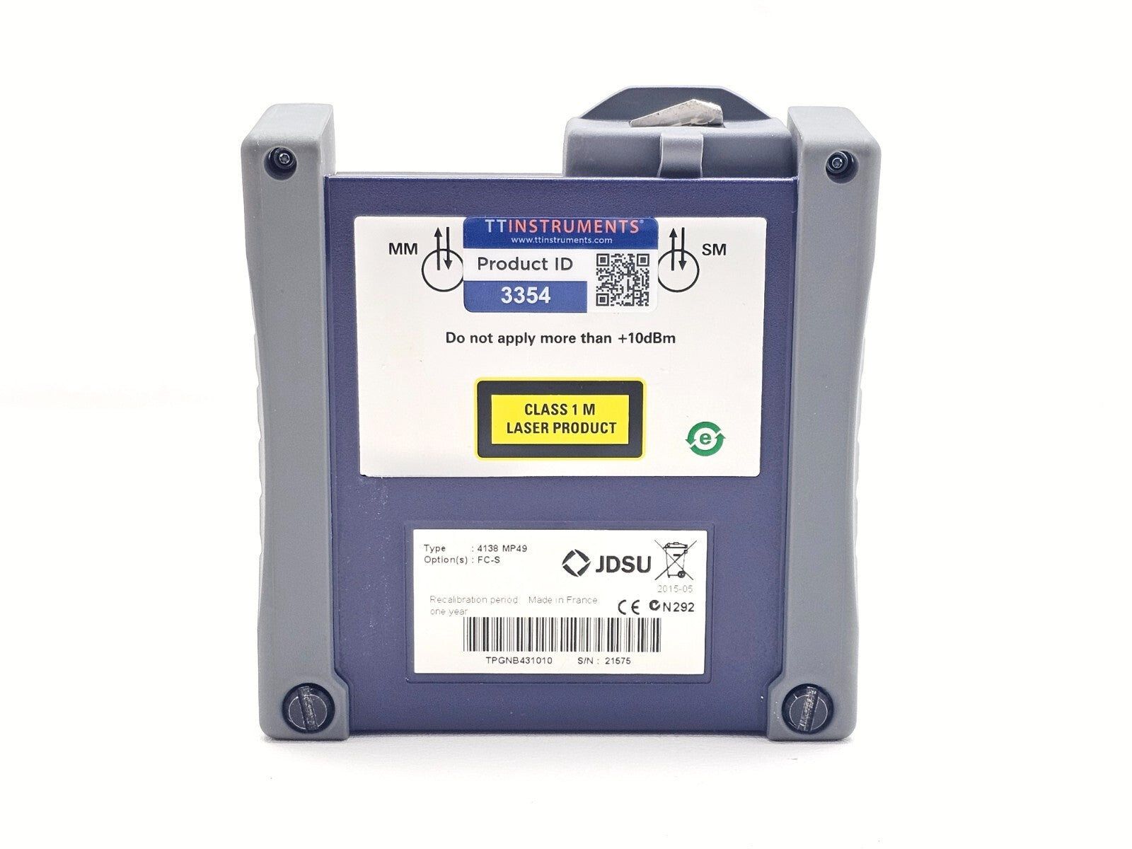 Viavi JDSU 4138 MP49 1310/1490/1550 nm OTDR Module 43/41/41 dB Metro PON MP
