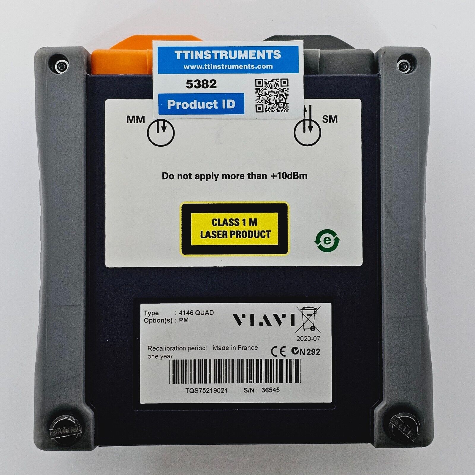 Viavi JDSU 4146 QUAD SM MM 850/1300/1310/1550 nm OTDR Module w/ Power Meter PC