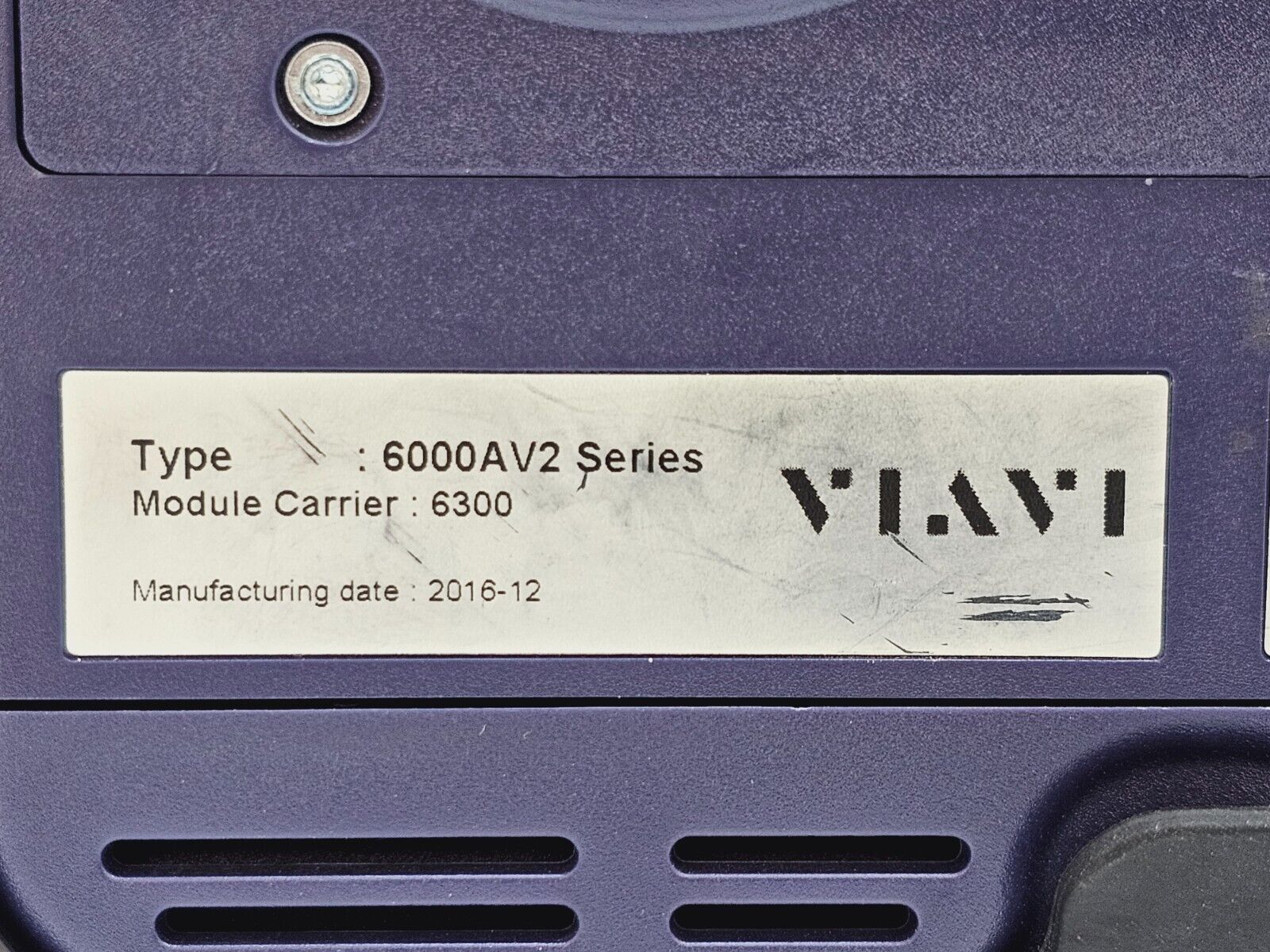 Viavi JDSU 6000A V2 Mainframe with 6300 Module Carrier 6000AV2