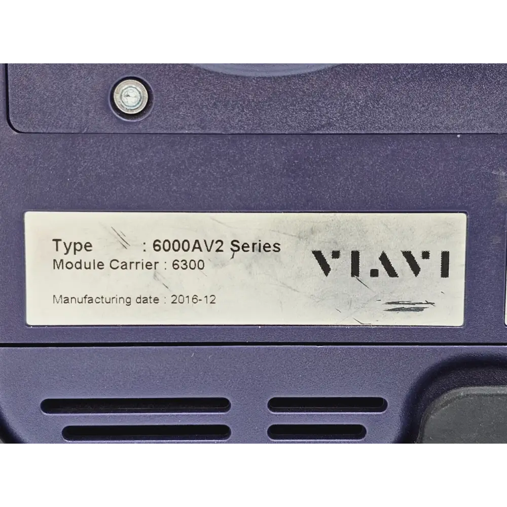 Viavi JDSU 6000A V2 mainframe with stylus and power adapter accessories