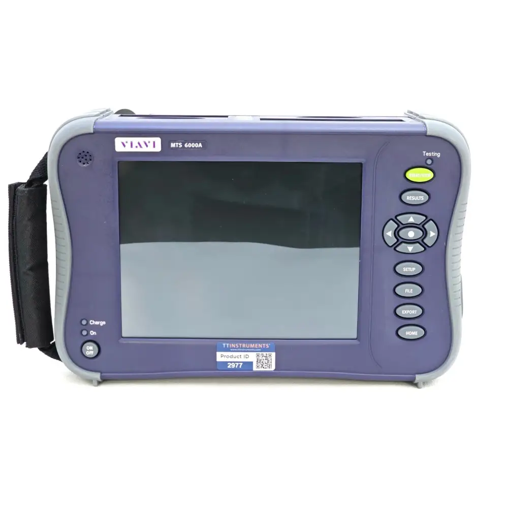 MTS 6000A V2 touchscreen display and interface close-up