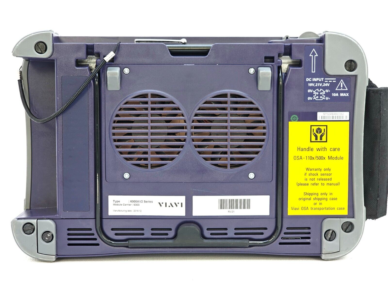 Viavi JDSU 6000A V2 Mainframe with 6300 Module Carrier 6000AV2