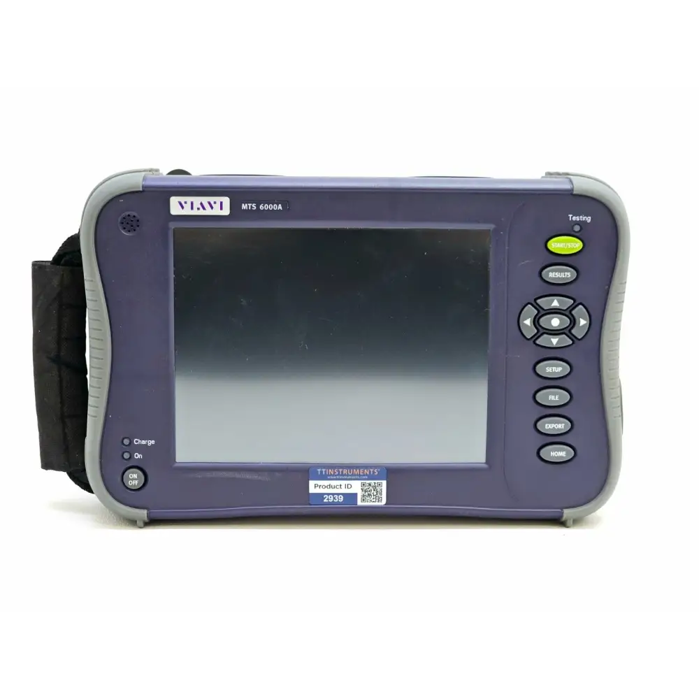 Viavi T-BERD MTS 6000A V2 portable OSA unit showing display screen and module