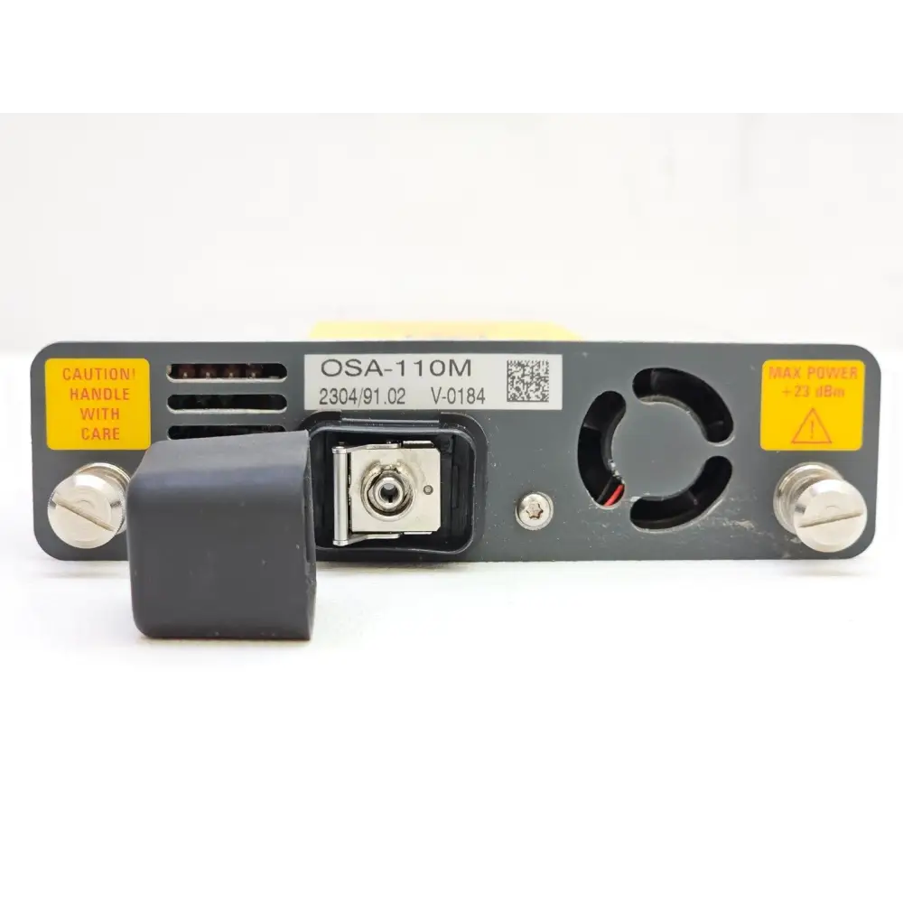Viavi 6000A V2 rear panel showing battery compartment and connection ports