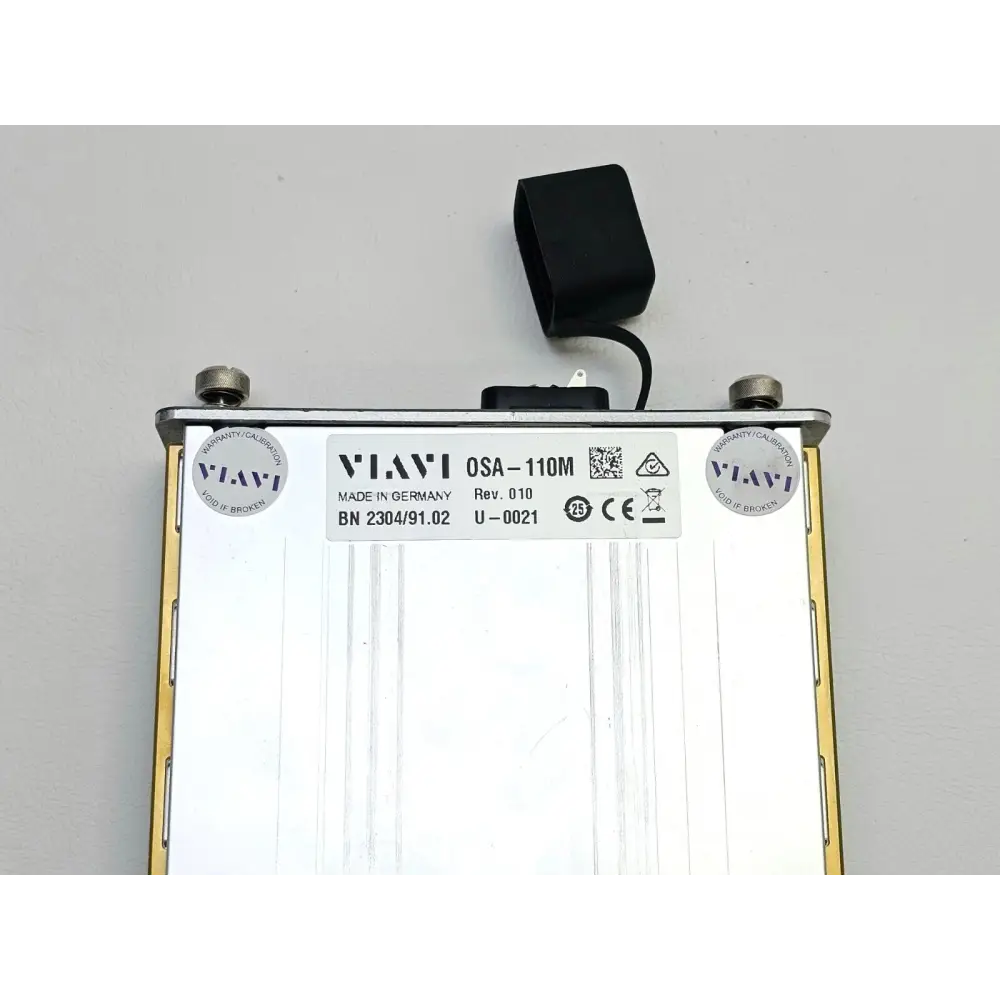 Viavi JDSU 6000A V2 bottom view showing battery and identification labels