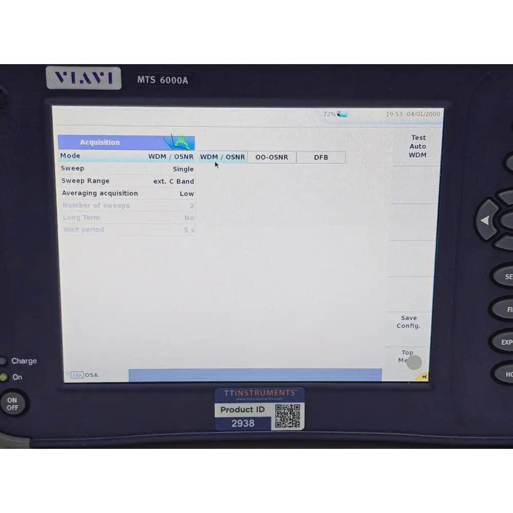 Viavi JDSU 6000A V2 OSA-110M complete kit with all included accessories laid out