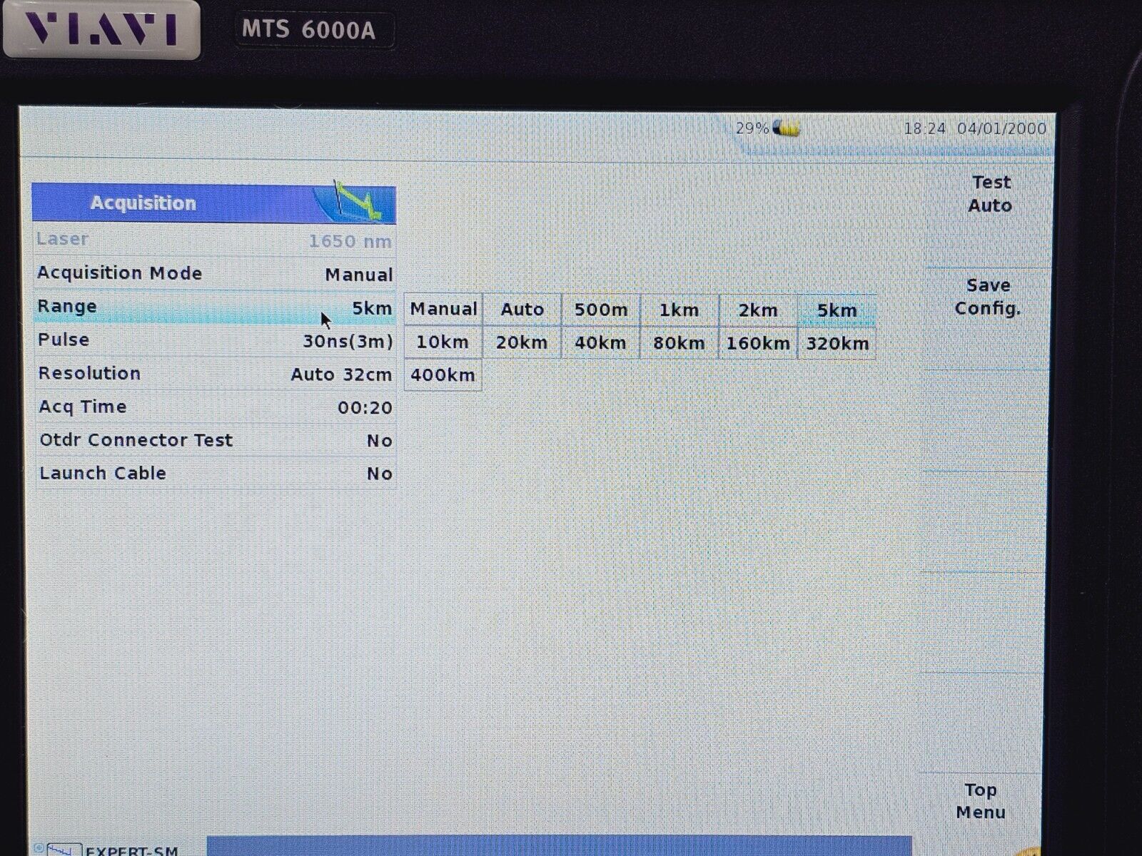 Viavi JDSU 81165 C OTDR Module 1650 nm In-Service Filtered E81165C APC 46 dB