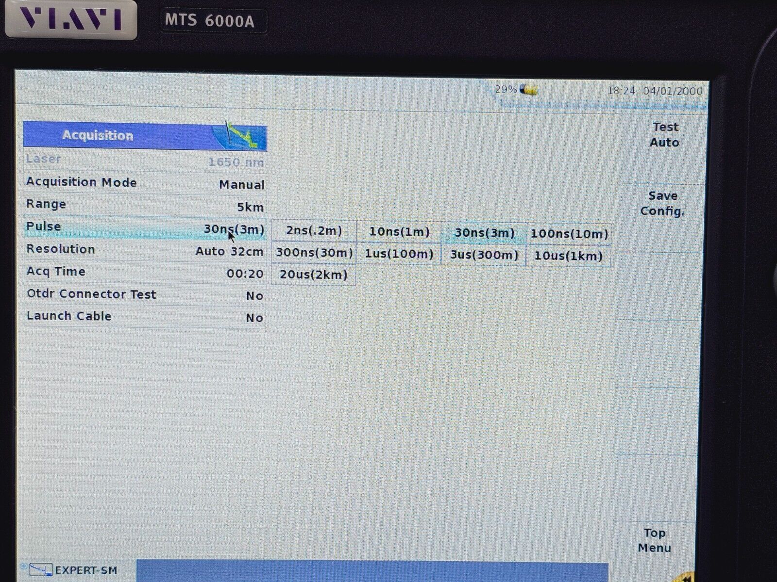 Viavi JDSU 81165 C OTDR Module 1650 nm In-Service Filtered E81165C APC 46 dB
